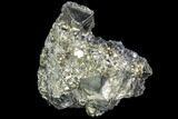 Shiny Pyrite and Sphalerite Crystal Association - Peru #102580-1